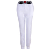 HUGO Ladies' Sweatpants - Sporty Logo Pants, Loungewear, Logo Waistband, Long, Plain