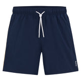 BOSS men's swim shorts – Iconic, swim shorts, swimming trunks, signature stripes, logo