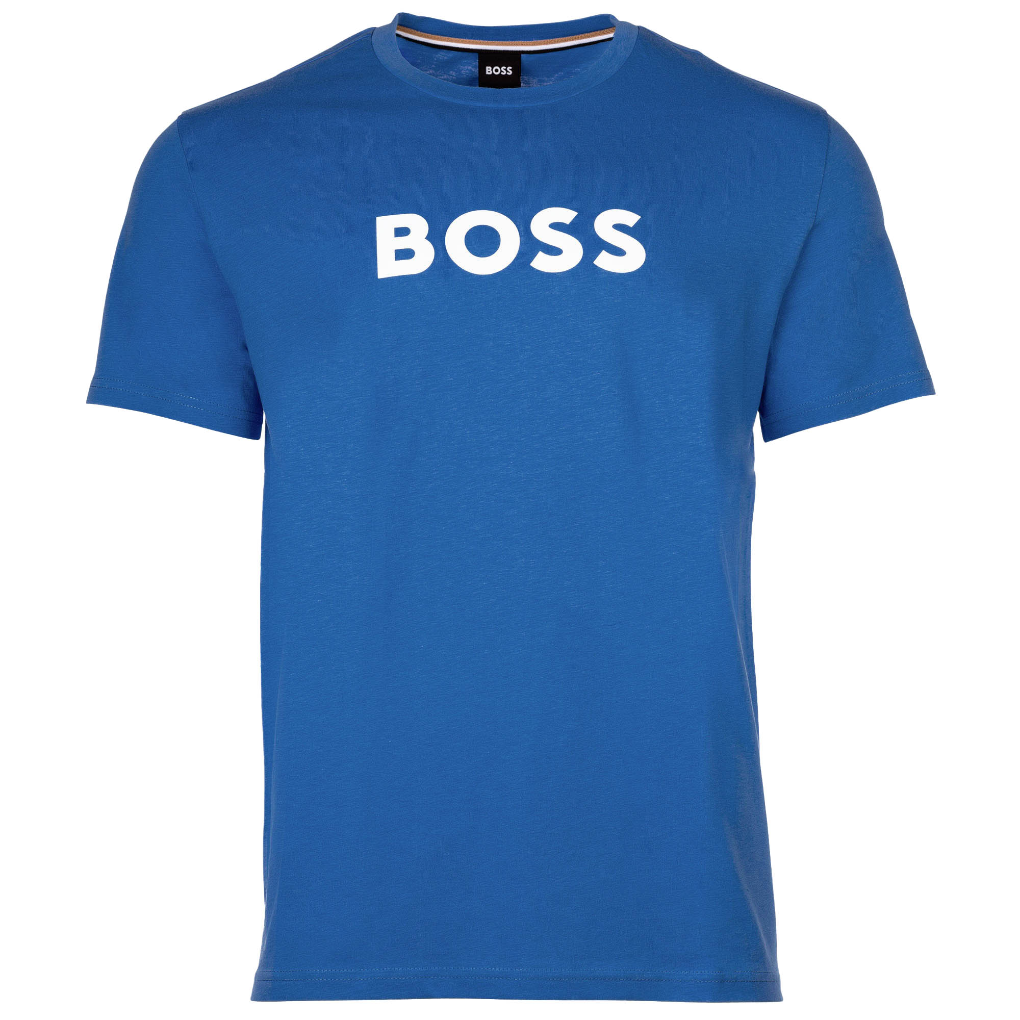 BOSS Men's T-shirt - RN T-shirt, round neck, short sleeve, large logo print, cotton