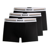 BOSS men's trunks, 3-pack - 3P Revive, boxer shorts, viscose stretch, logo