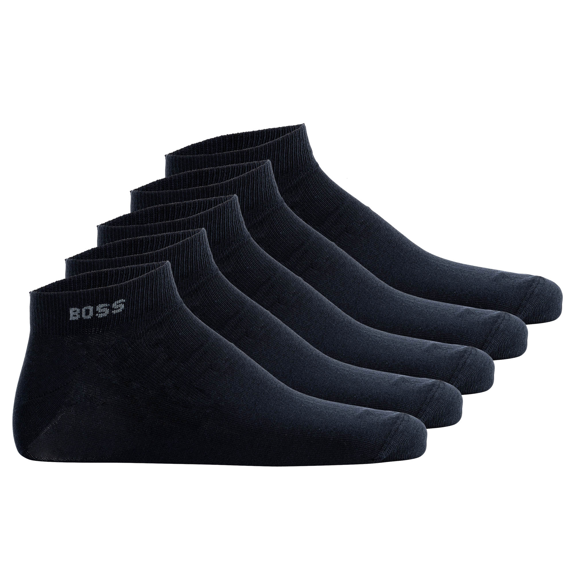 BOSS Herren Sneaker-Socken, 5er Pack - 5P AS Uni CC, kurz, Baumwoll-Mix, uni