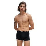 HUGO Herren Boxershorts, 5er Pack - Trunks Five Pack, Logo, Cotton Stretch