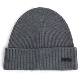 BOSS Men's Hat, Virgin Wool - Fati, Beanie, Ribbed Knit, One Size, Solid Colour