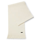 BOSS Men's Scarf, Virgin Wool - Albas, Knitted Scarf, Fringes, 70x25cm, One Size