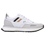 BOSS Herren Sneaker - Jonah Runn mx N, Turnschuh, Freizeit, Retro, Material-Mix