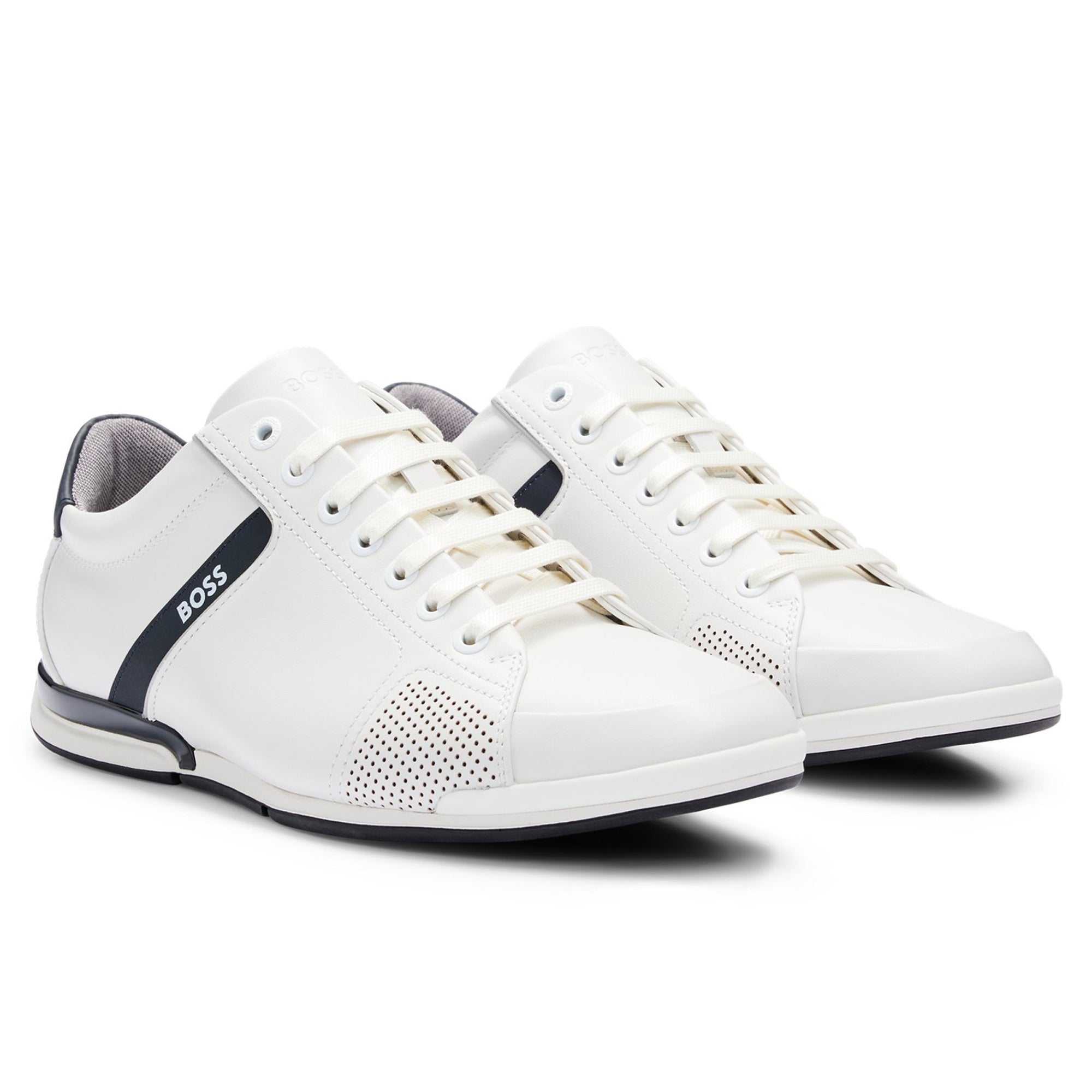 BOSS Herren Sneaker - Saturn Lowp Lux4, Turnschuh, Freizeit, Echtleder