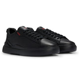 HUGO Herren Sneaker - Blake Tenn lt, Low, Schnürung, Echtleder, Logo