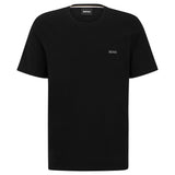 Vielseitig kombinierbares Basic T-Shirt von der Marke BOSS. Elastische Jersey-Qualität aus reiner Baumwolle, kleine Logo-Stickerei, Regular Fit.