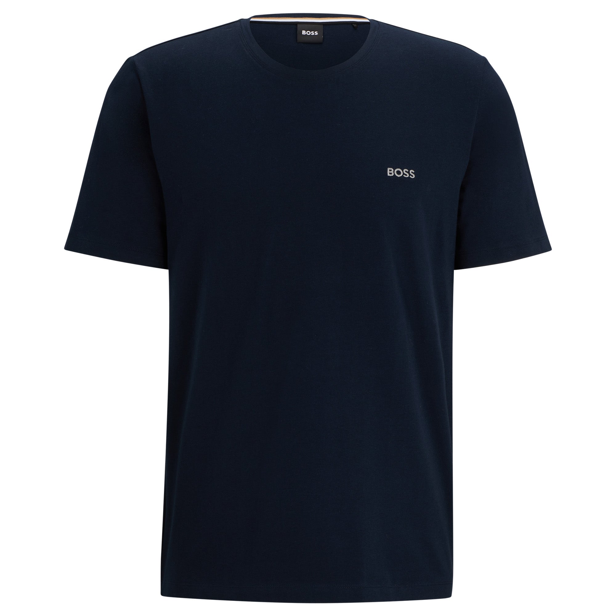 BOSS Herren T-Shirt - Mix & Match, Rundhals, Loungewear, Baumwoll Stretch, Logo