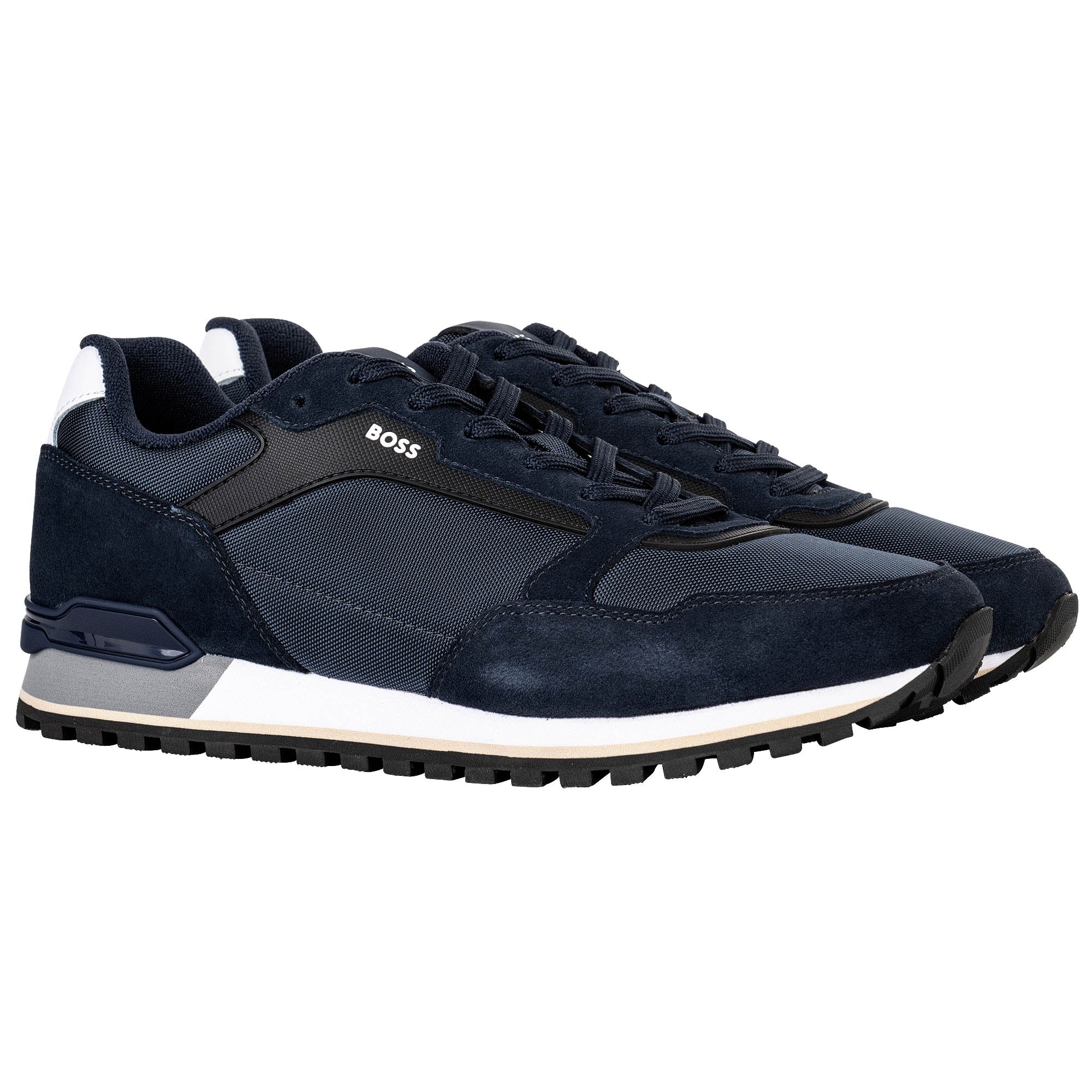 BOSS Herren Sneaker - Parkour-L Runn sdnyt, Turnschuh, Material-Mix, Logo