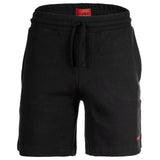 HUGO Men's Shorts, Waffle Look - Austin Shorts, Textured, Logo, Cotton Blend