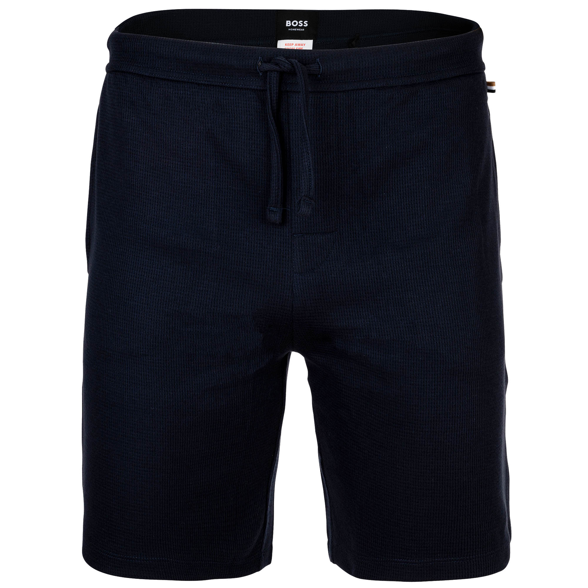 BOSS Herren Shorts, Waffeloptik - Waffle Short, Sweatshort, Logo, Baumwollmischung