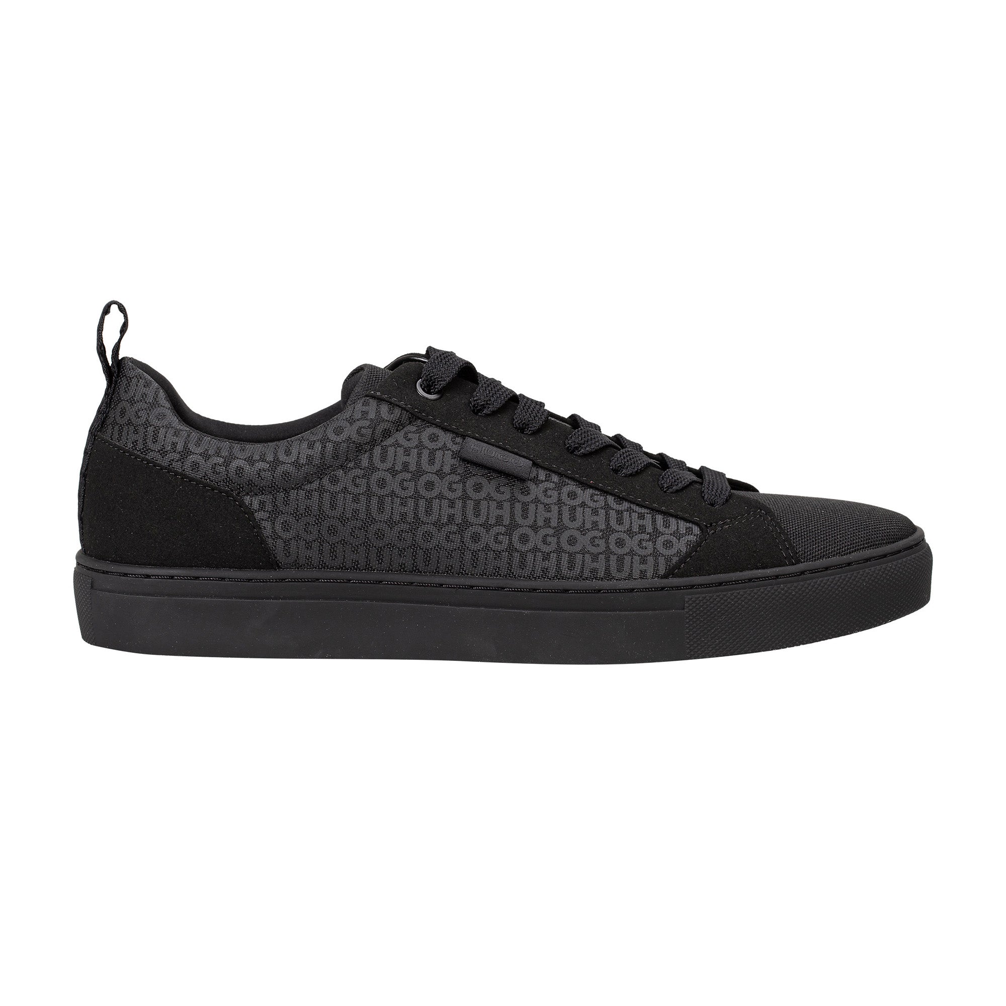 HUGO Herren Sneaker - Morrie Tenn rnlg, Turnschuh, Schnürung, Logo Allover
