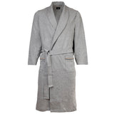 BOSS men's bathrobe - robe, dressing gown, cotton, logo