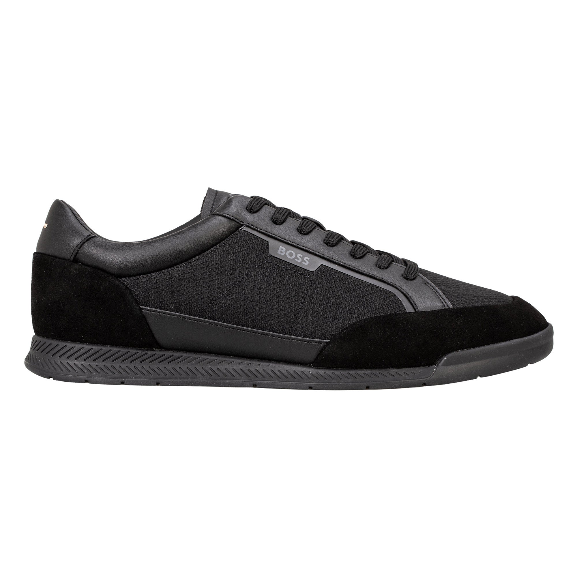BOSS Herren Sneaker - Nitan Lowp mirspu, Turnschuhe, Materialmix, Logo
