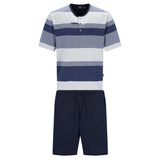 hajo Men Pyjamas, Short - Climate Comfort, Pyjamas, Round Neck, Shorty, Cotton Blend