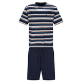 hajo Men Pyjamas, Short - Klima-Light, Round Neck, Pyjamas, Shorty, Cotton Blend