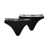 PUMA Damen String - Iconic, Soft Cotton Modal Stretch, 2er Pack