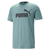 PUMA Herren T-Shirt - ESS Logo Tee, Rundhals, Baumwolle, uni