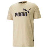 PUMA Herren T-Shirt - ESS Logo Tee, Rundhals, Baumwolle, uni