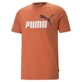 PUMA Herren T-Shirt - ESS+ Essentials 2 Col Logo Tee, Rundhals, Kurzarm, uni