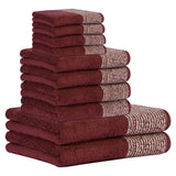 CAWÖ Handtuch Set, 10-tlg. - C Two-Tone, 2x Duschtuch, 4x Handtuch, 4x Gästetuch