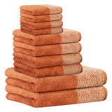 CAWÖ Handtuch Set, 10-tlg. - C Two-Tone, 2x Duschtuch, 4x Handtuch, 4x Gästetuch