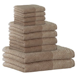 CAWÖ Handtuch Set, 10-tlg. - C Two-Tone, 2x Duschtuch, 4x Handtuch, 4x Gästetuch