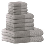 CAWÖ Handtuch Set, 10-tlg. - C Two-Tone, 2x Duschtuch, 4x Handtuch, 4x Gästetuch