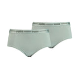 PUMA Damen Mini Shorts - Iconic, Soft Cotton Modal Stretch, 2er Pack