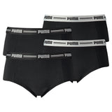 PUMA Ladies Mini Shorts - Iconic, Soft Cotton Modal Stretch, Pack of 4