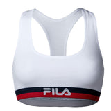 FILA Ladies Bustier - Bra, Sports Bra, Racerback, Cotton Stretch, plain, XS-XL