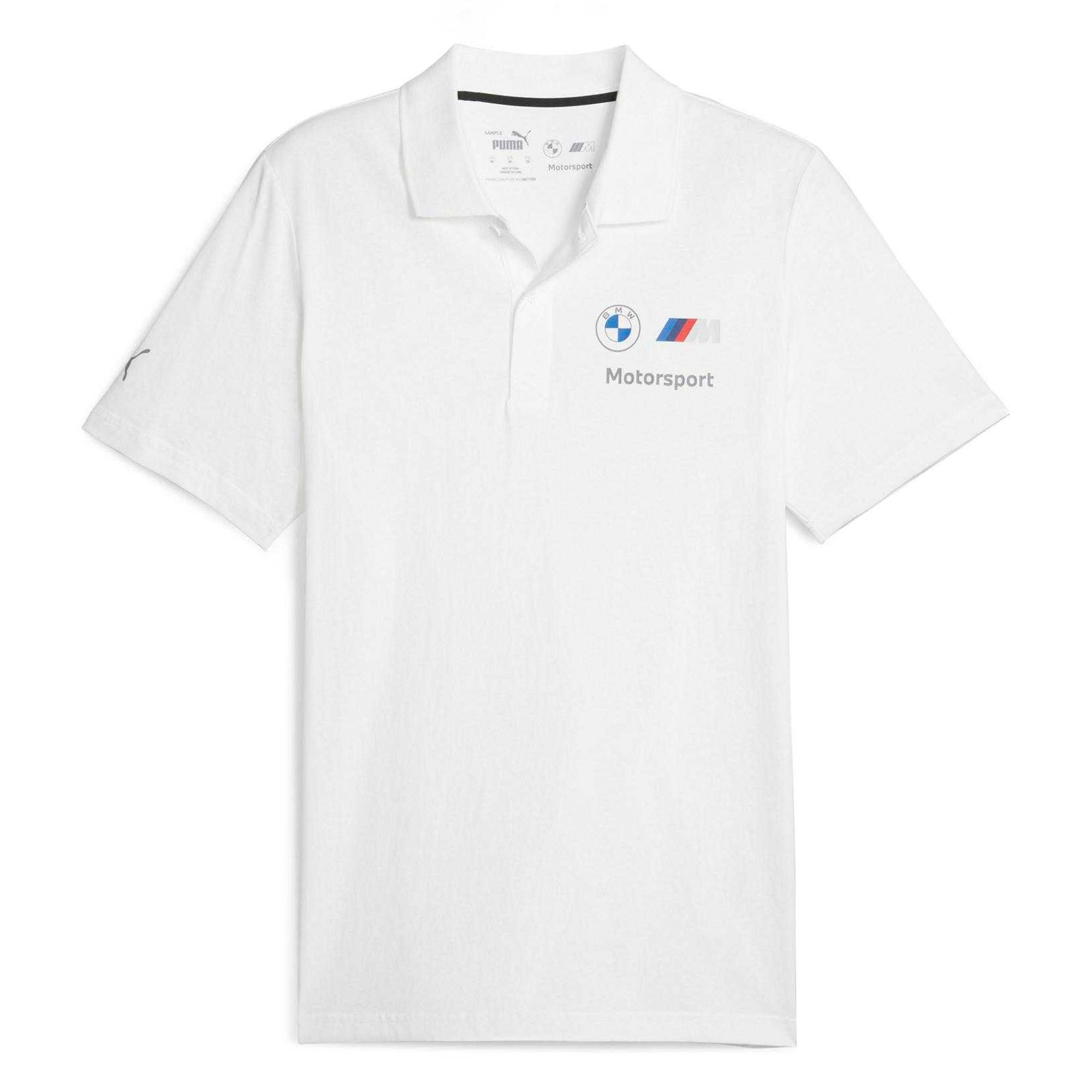 PUMA Herren Poloshirt - Motorsport, BMW MMS ESS POLO, Baumwolle, kurz, einfarbig