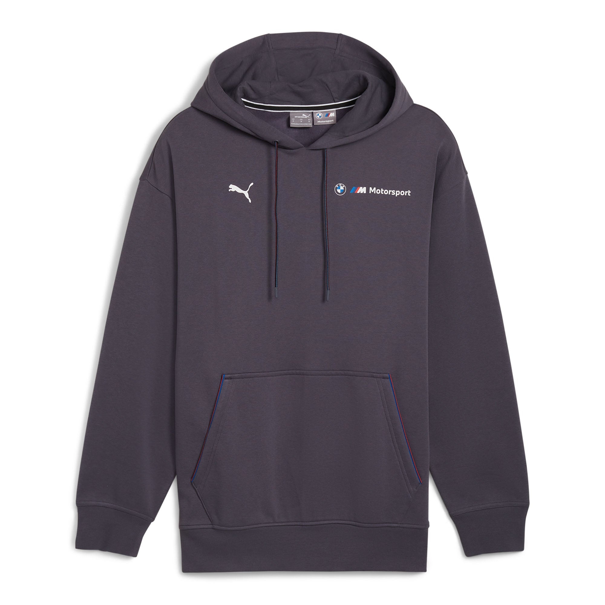 PUMA Herren Hoodie - BMW Motorsport Hoodie, Fleece, Logo, einfarbig