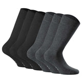 Rohner Basic Unisex Socks, 6-pack - Cotton II, short socks, basic, solid color