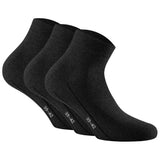 Rohner Basic Unisex Quarter Socken, 3er Pack - Sneaker Plus, Baumwolle