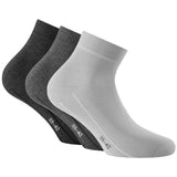 Rohner Basic Unisex Quarter Socks, 3 Pack - Sneaker Plus, Cotton