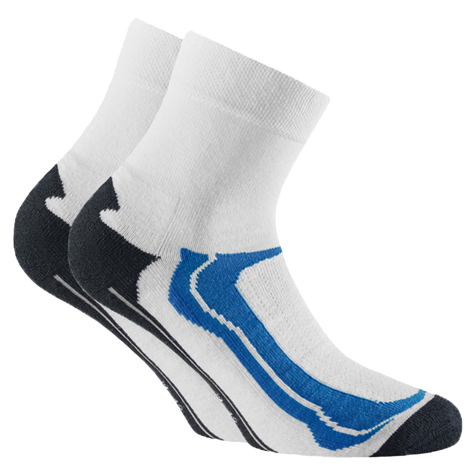 Rohner Basic Unisex Quarter-Socken, 2er Pack - Quarter Sport, Baumwoll-Mix