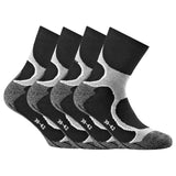 Rohner Basic Unisex Running Quarter Socks, Pack of 2 - Basic Outdoor Socks, sports socks.