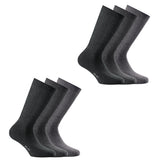 Rohner Basic Unisex Sport Socken, 6er Pack - Basic Sport, einfarbig