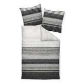 Janine 2-piece bed linen set – DAVOS, fine flannel, cotton, lettering