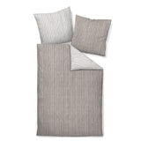 Janine 2-piece bed linen set – DAVOS, fine flannel, cotton, striped