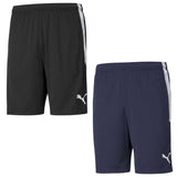 PUMA Herren Shorts - Teamliga Training Shorts, Logo, Polyester, kurz