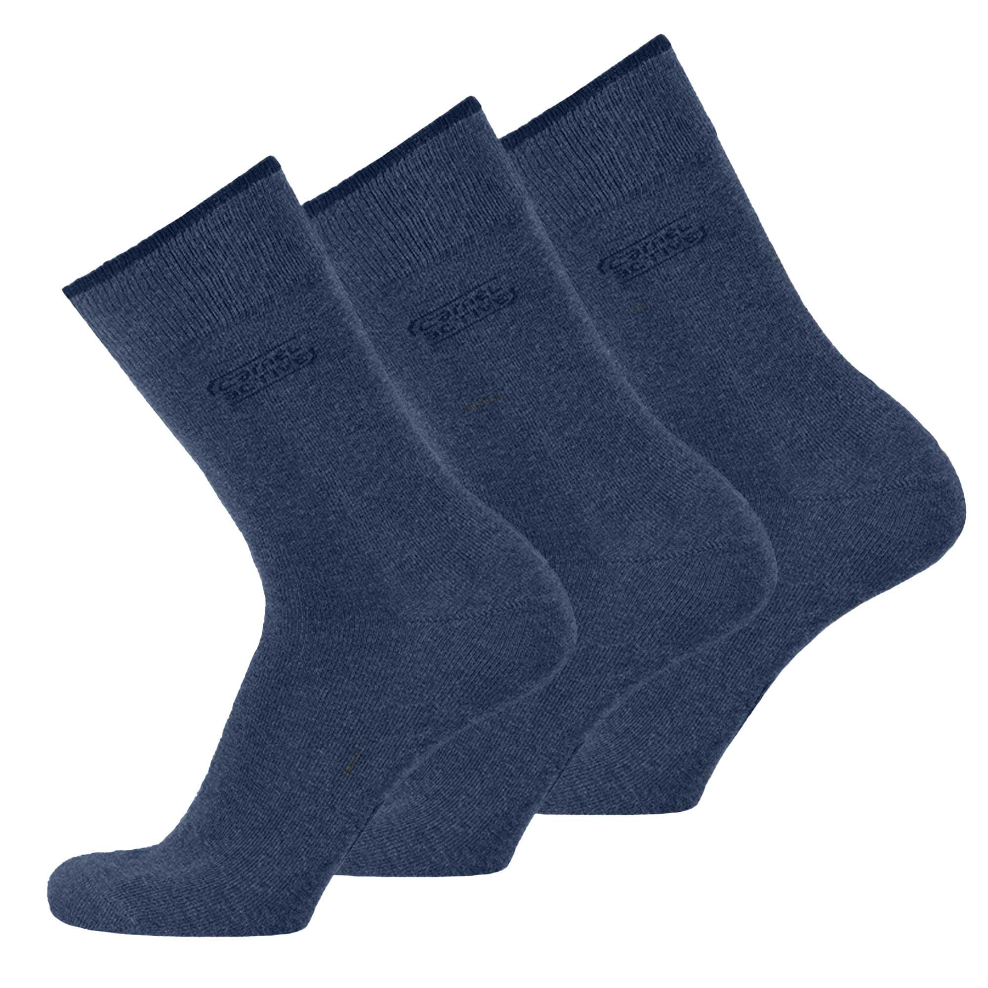 camel active Herren Socken, 3er Pack - Basic Socken, Bio-Baumwolle