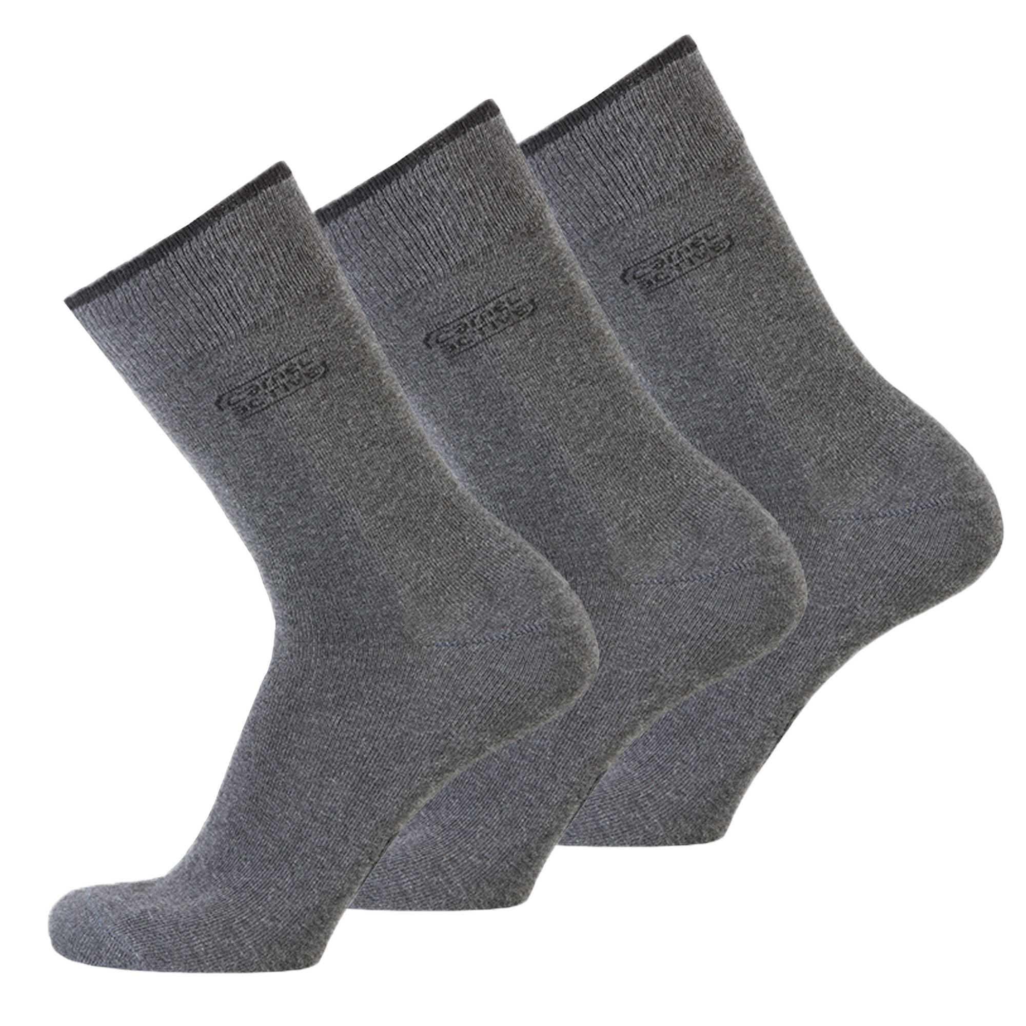 camel active Herren Socken, 3er Pack - Basic Socken, Bio-Baumwolle