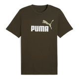 PUMA Herren T-Shirt -  ESS 2 Color No. 1 Logo Tee, Rundhals, Kurzarm, uni