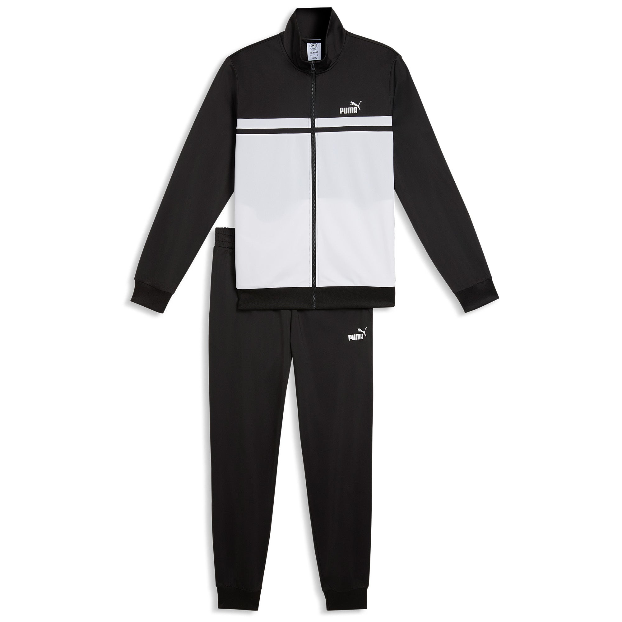 PUMA Men Tracksuit – Poly Colour-Block Suit, Jogging Suit, Polyester