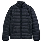 GANT Men's Down Quilted Jacket - LIGHT DOWN JACKET, zip, stand-up collar