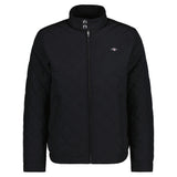 GANT Men's Quilted Jacket - QUILTED WINDCHEATER, Zip, Stand-up Collar, Logo
