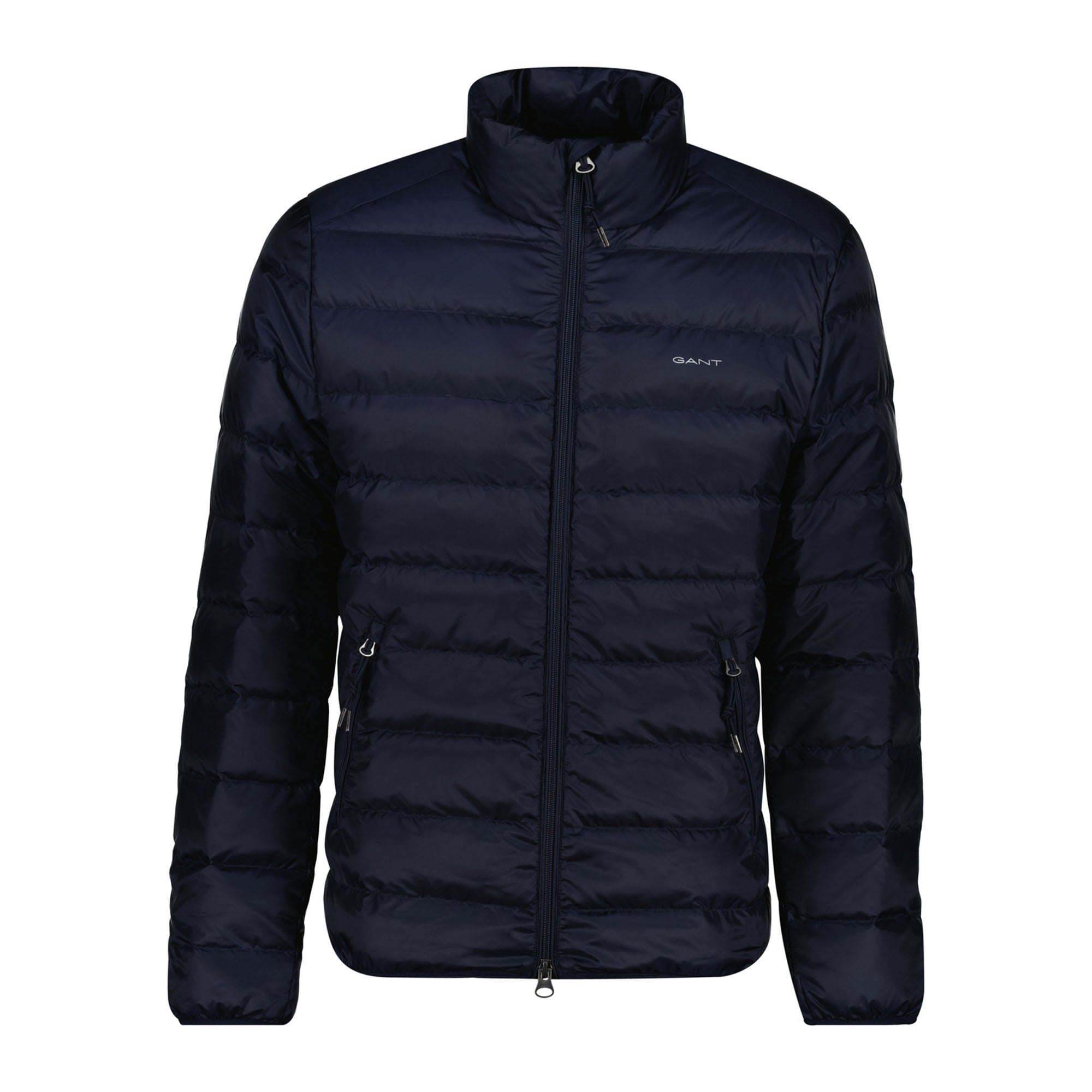GANT Men's Down Jacket - LIGHT DOWN JACKET, lightweight quilted jacket, stand-up collar, zip